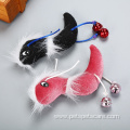 Wholesale plush ant shape cat toy with Bell